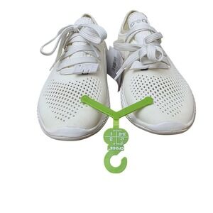 Crocs LiteRide 360 Pacer Womens 7 White Sneakers 206705-1CV Matlite Motion NWT